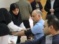 گزارش تصویری آزمایش خون در دانشگاه 